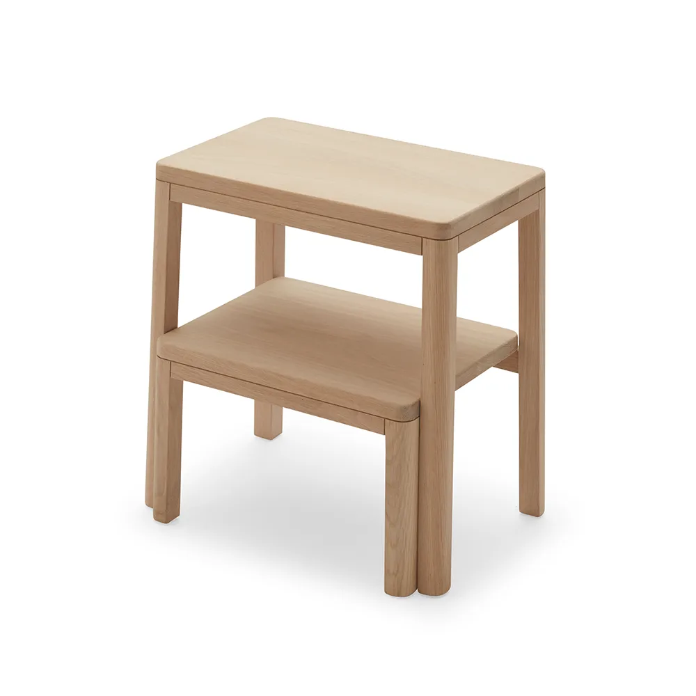 Noboru step ladder stegpall, Oak Fritz Hansen