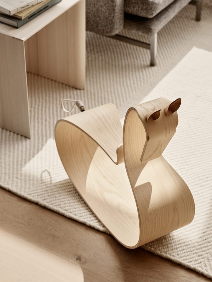 Rocking Horse gunghäst, Klarlackad ask Fritz Hansen