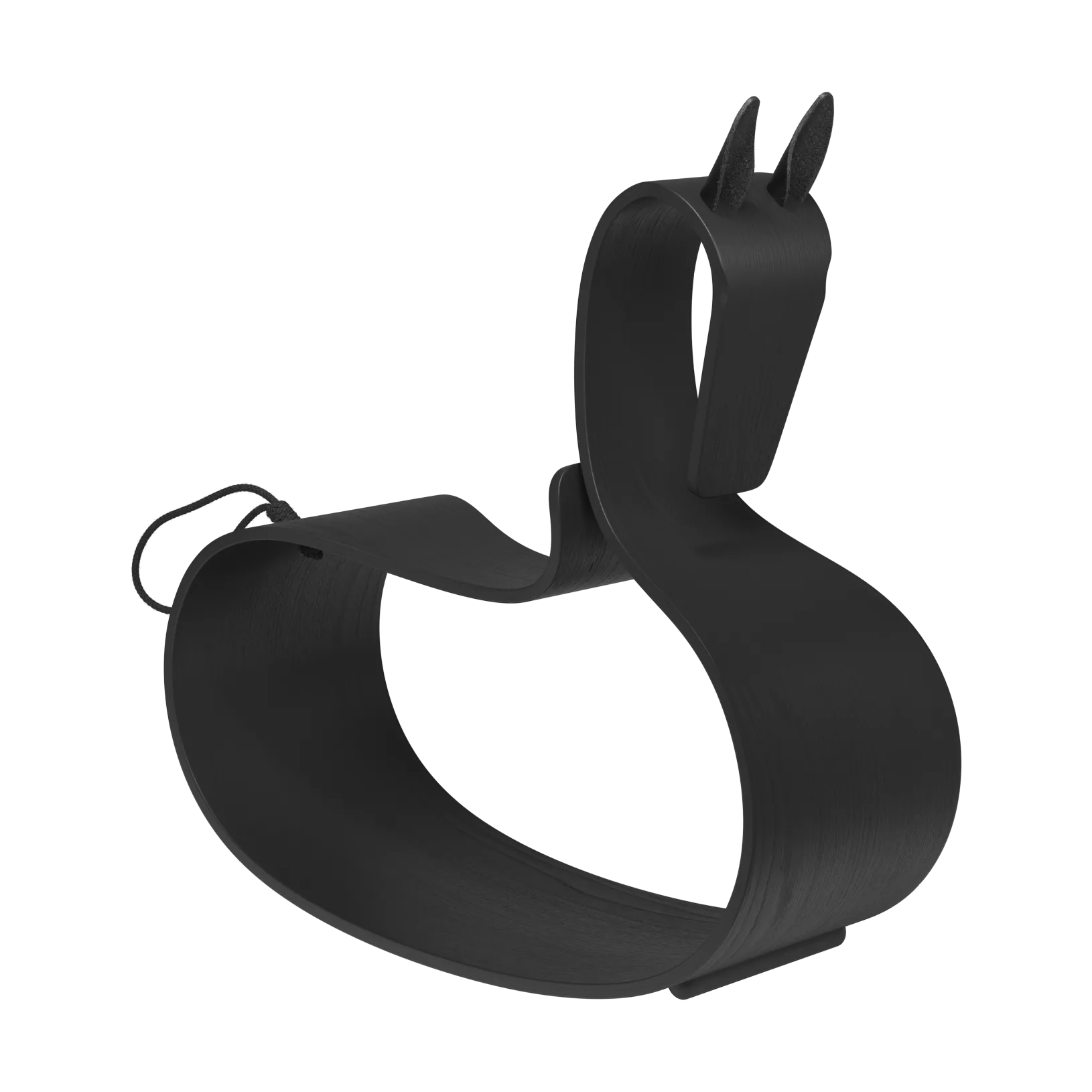 Rocking Horse gunghäst, Svart ask Fritz Hansen