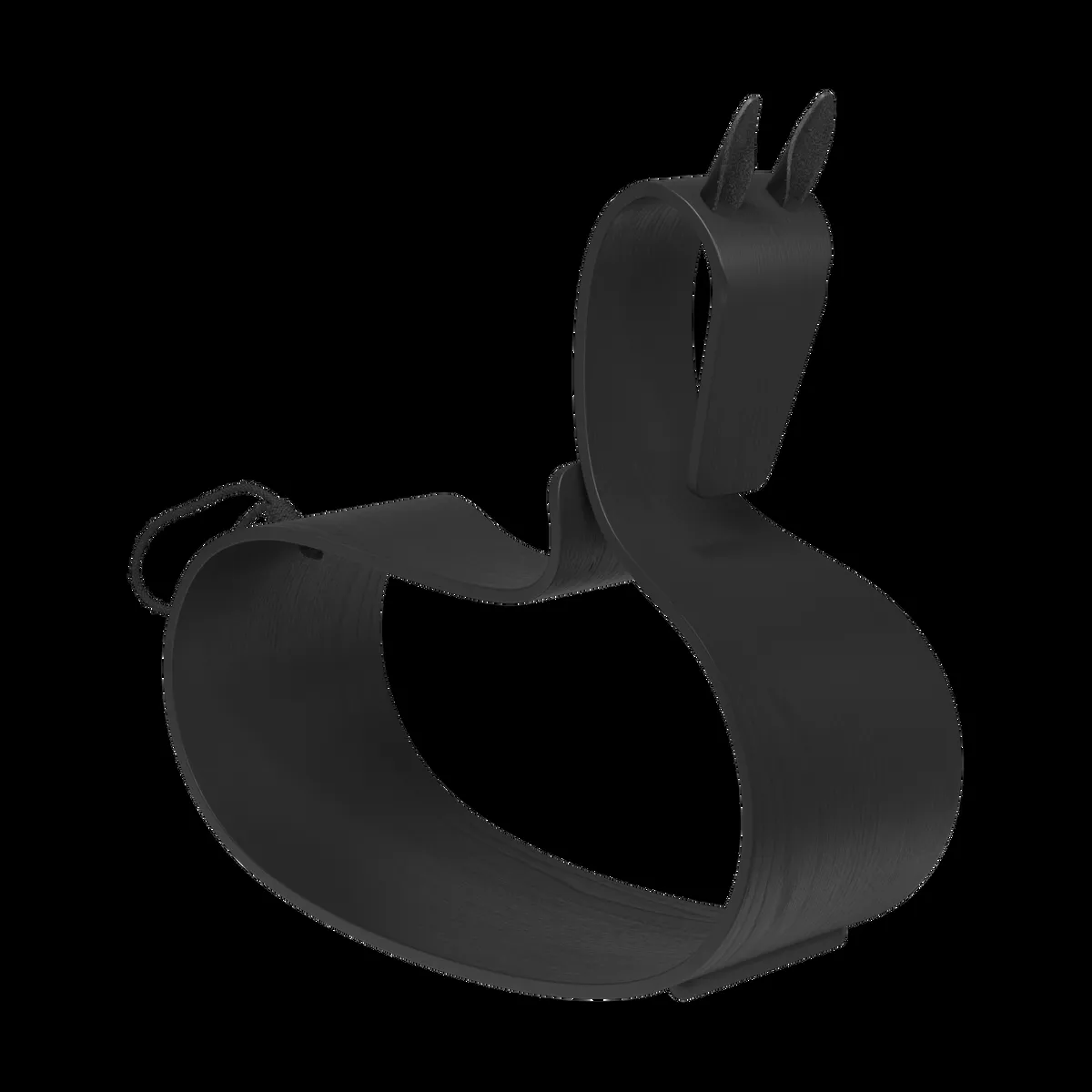 Fritz Hansen Rocking Horse gunghäst Svart ask