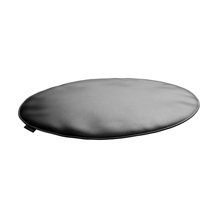 Stolsdyna i läder till Sjuan-stolen - Essential Black - Fritz Hansen