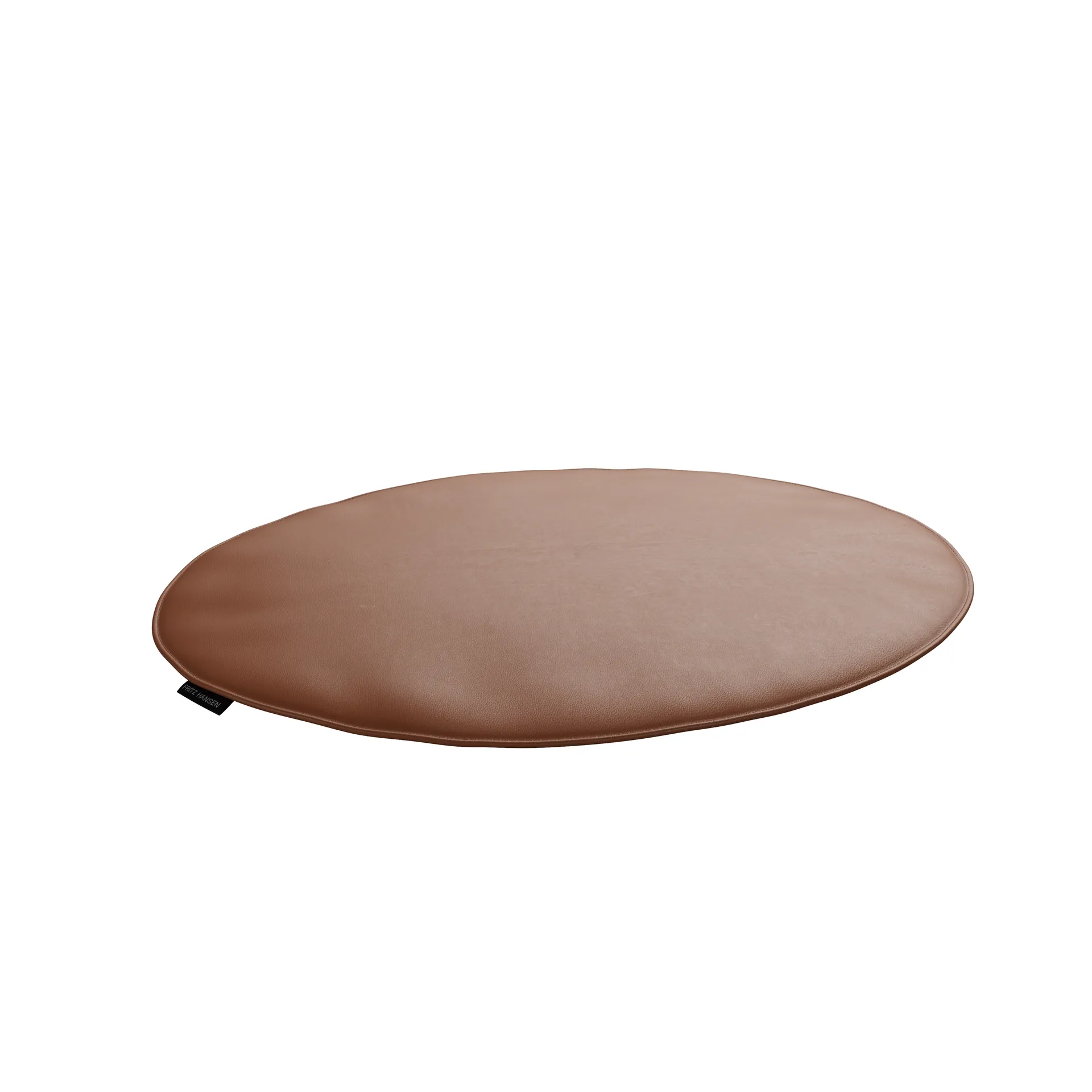 Stolsdyna i läder till Sjuan-stolen, Essential leather Walnut Fritz Hansen