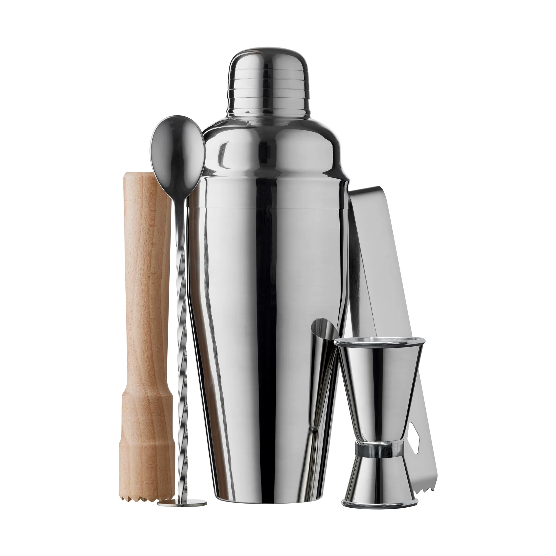 Funktion barset 5 delar, Rostfritt stål-bok Funktion