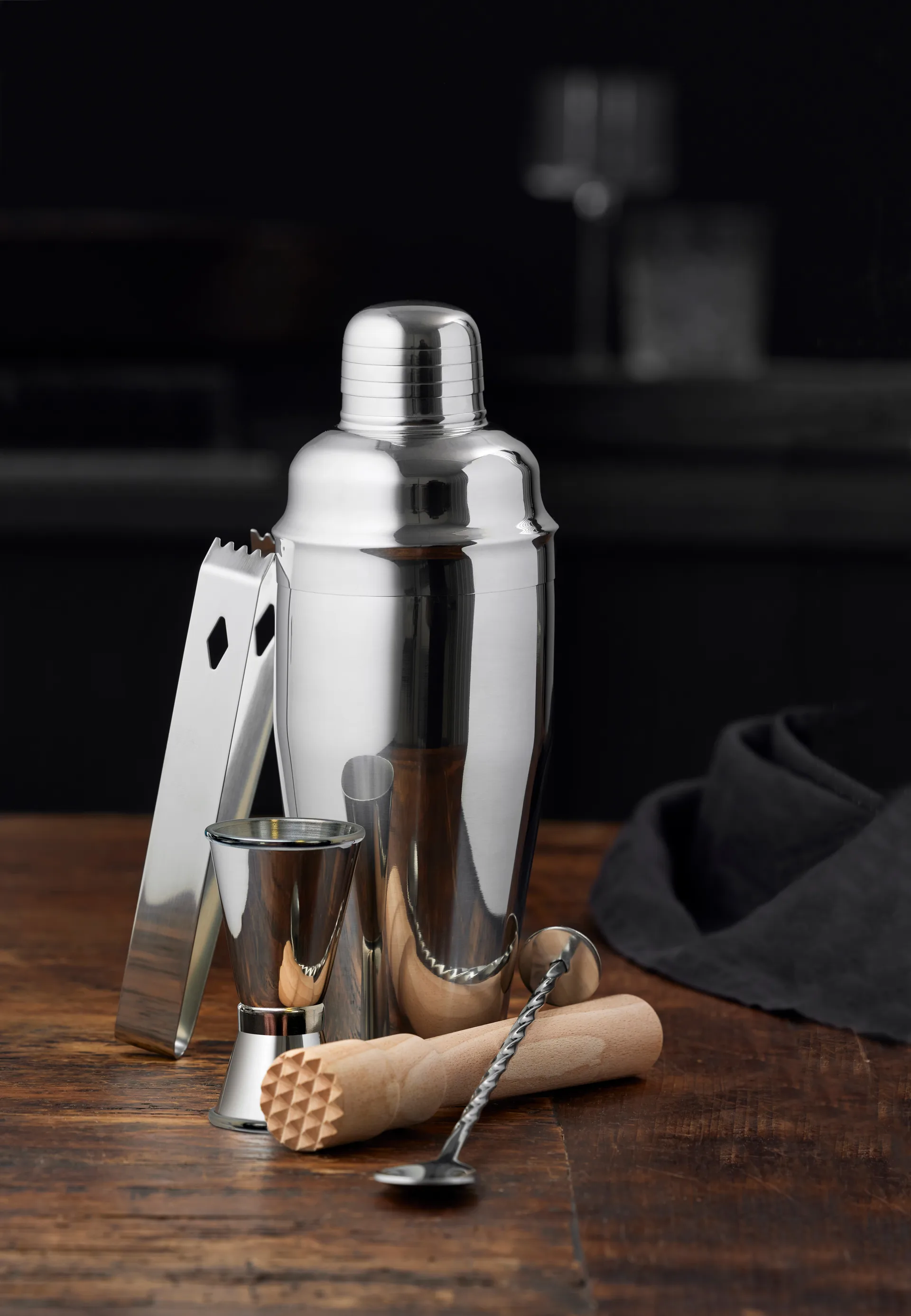 Funktion barset 5 delar, Rostfritt stål-bok Funktion