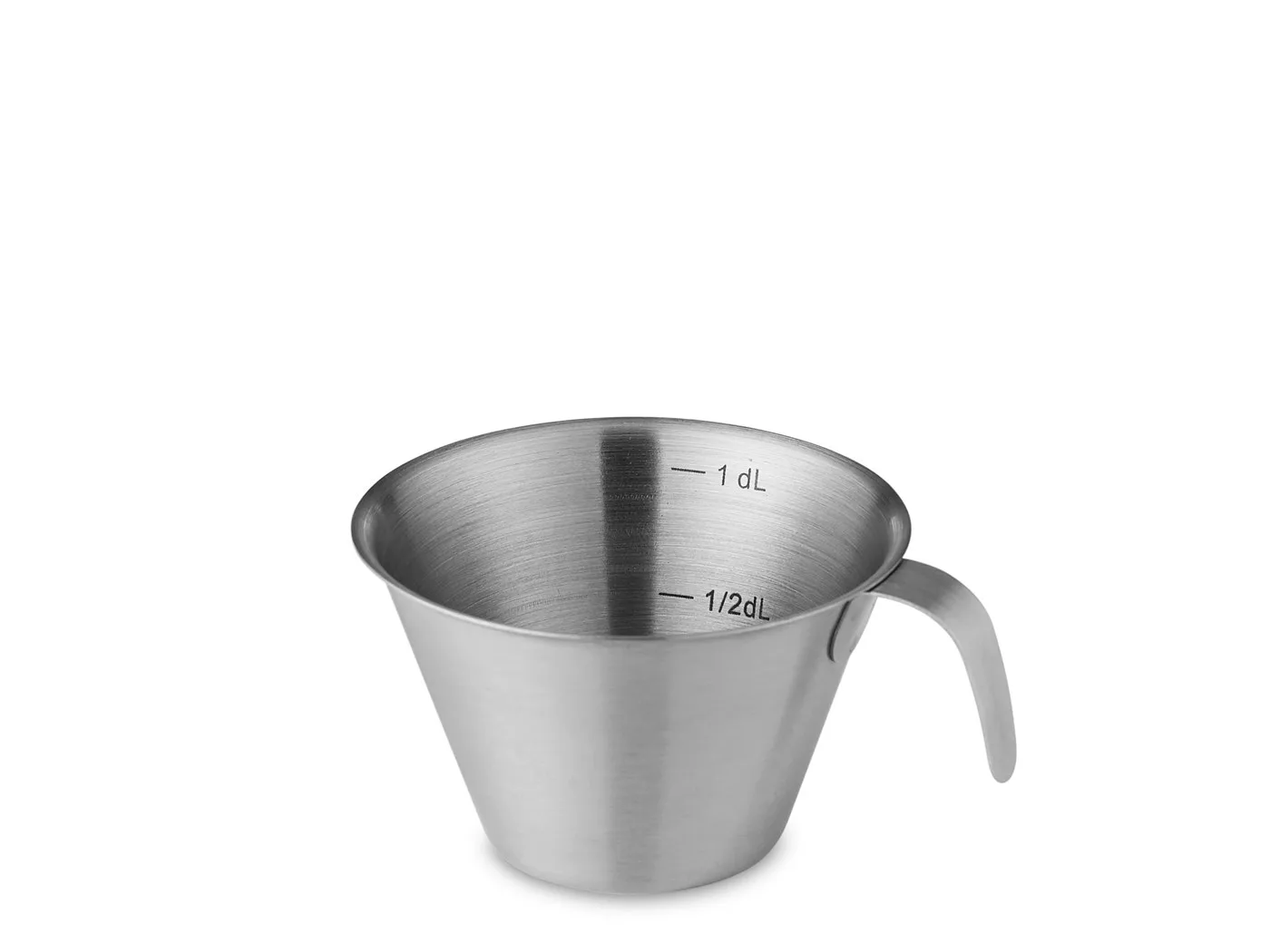 Funktion decilitermått 1 dl, Stål Funktion