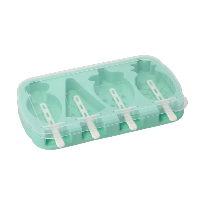 Funktion isglassform - Blå-turkos, silikon, 4 st - Funktion