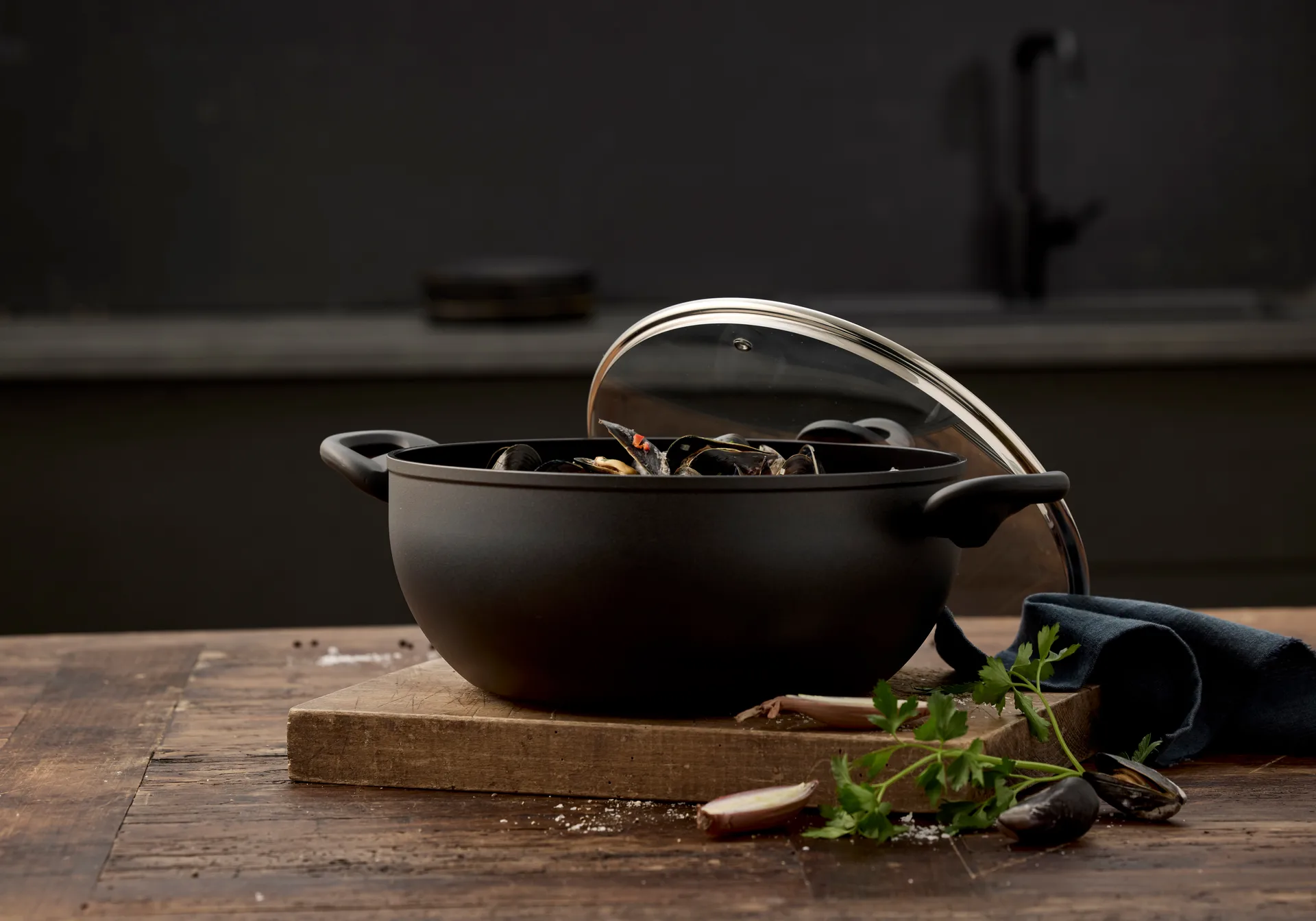 Funktion stekgryta ceramica 6 liter, Svart Funktion