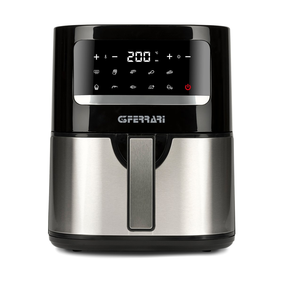 G3 Ferrari Friggisano air fryer 4,5 l Silver-svart | Skandinavisk Design | Fritöser & Airfryers | Silverfärgad