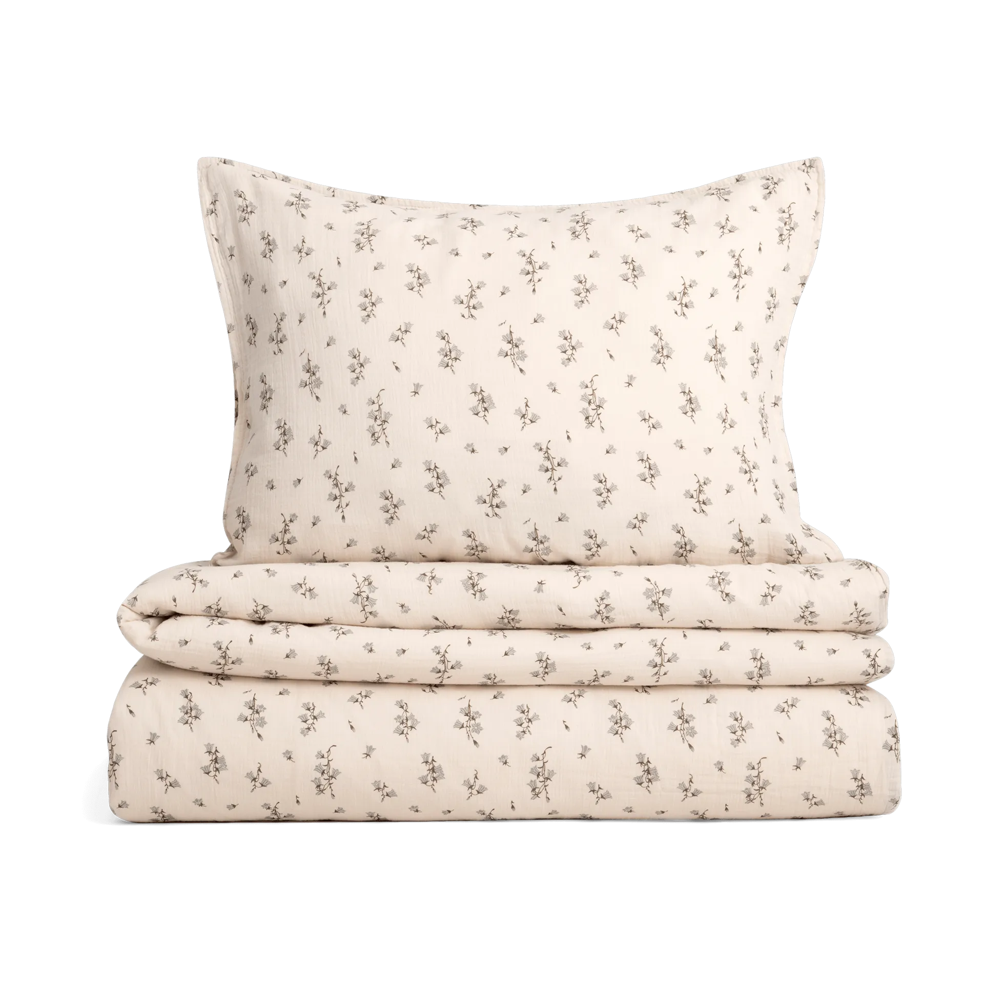 Bluebell Muslin bäddset, 150x210 cm/50x60 cm Garbo&Friends