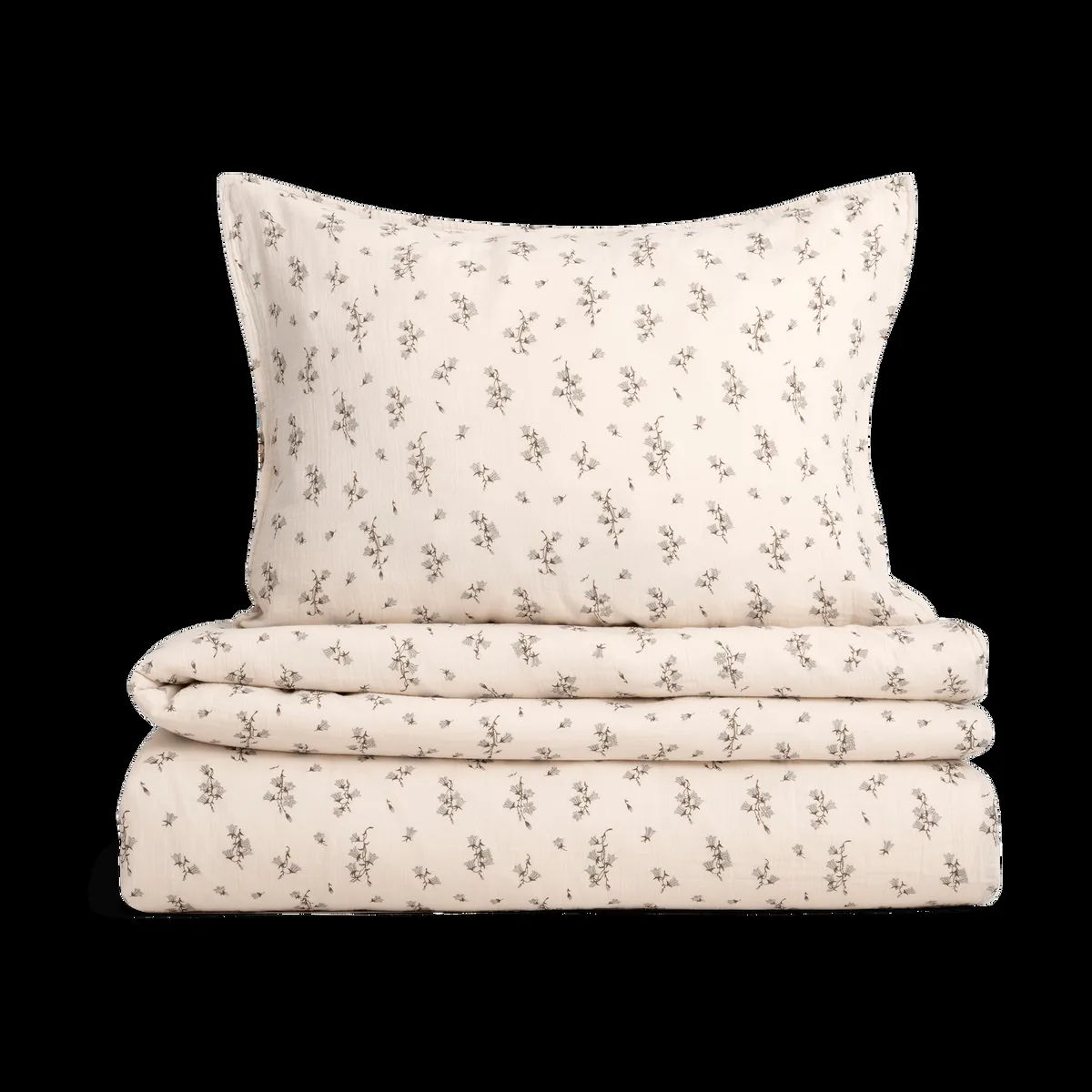 Garbo&Friends Bluebell Muslin bäddset 150x210 cm/50x60 cm