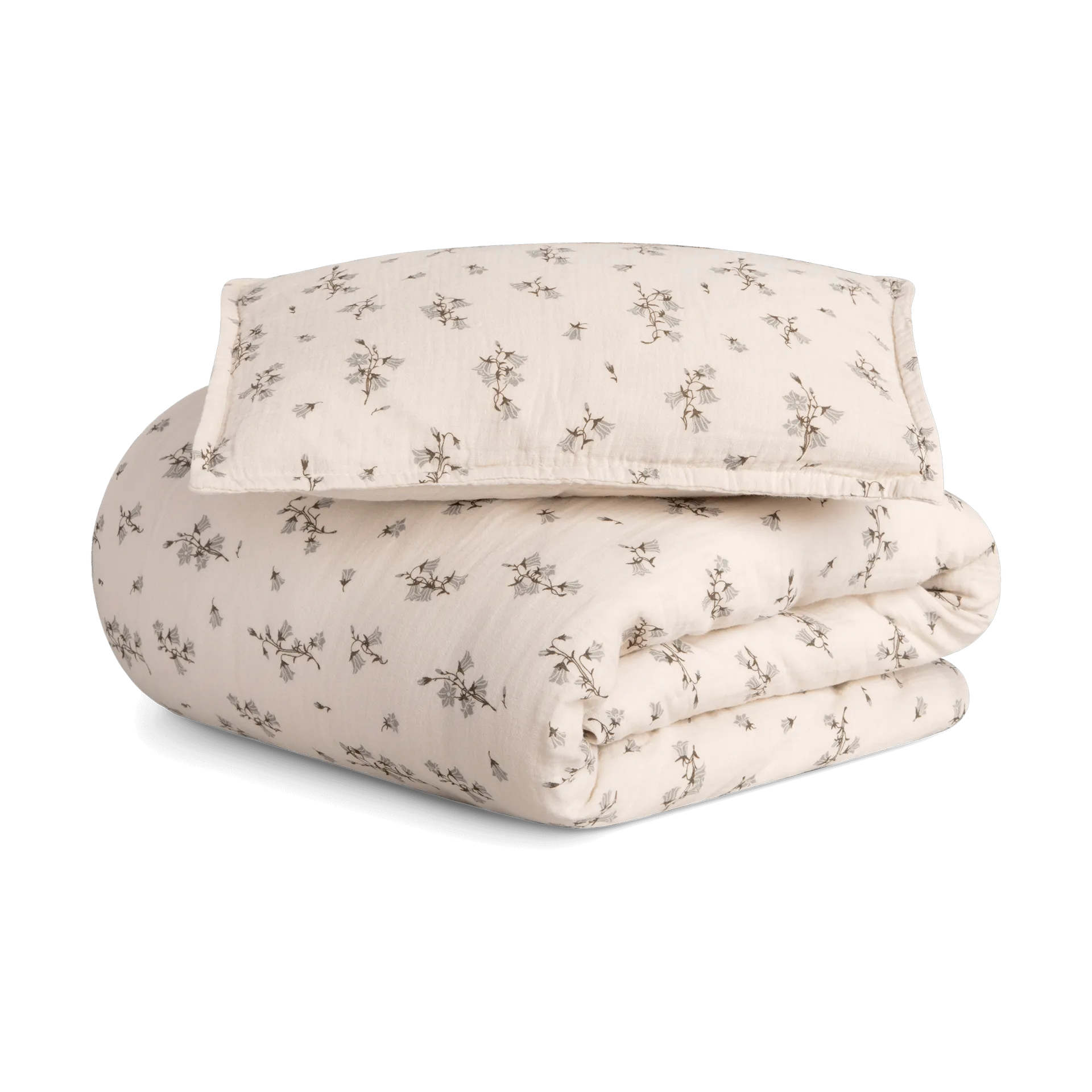 Bluebell Muslin bäddset baby, 70x100 cm/40x45 cm Garbo&Friends