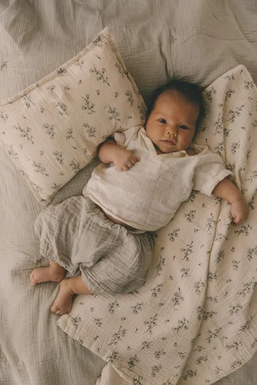 Bluebell Muslin bäddset baby - 70x80 cm/28x35 cm - Garbo&Friends