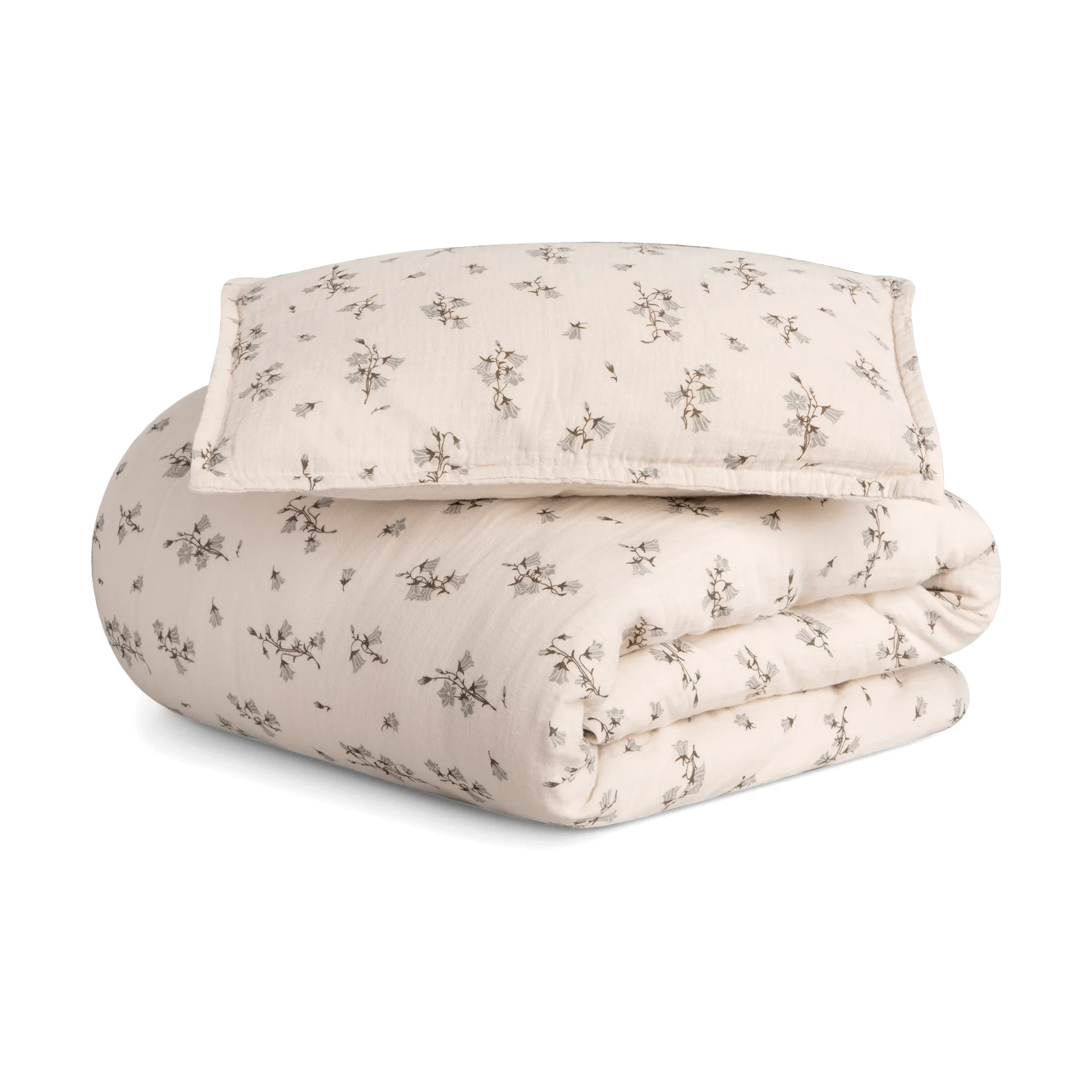 Bluebell Muslin bäddset junior, 100x130 cm/35x55 cm Garbo&Friends