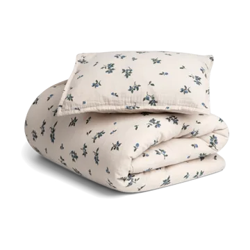 Blueberry Muslin bäddset baby - 70x80 cm/28x35 cm - Garbo&Friends