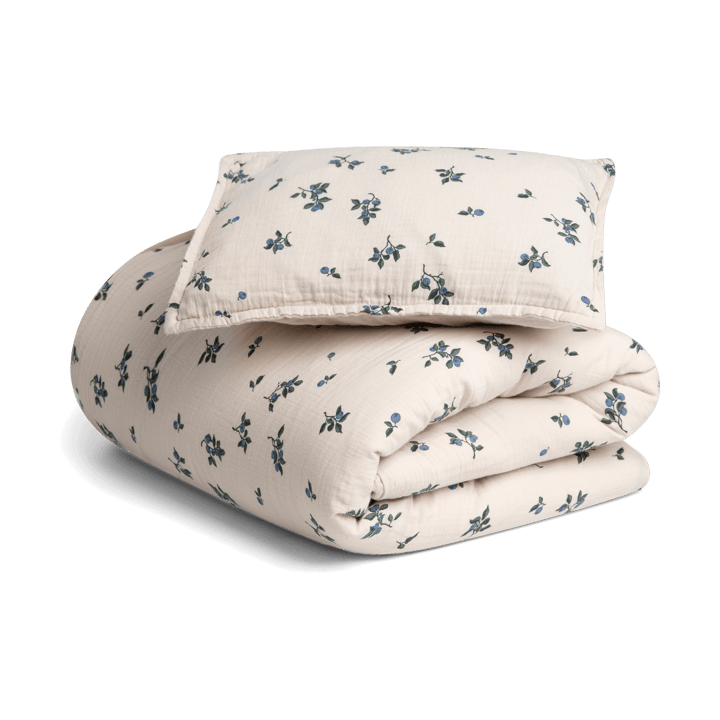 Blueberry Muslin bäddset baby - 70x80 cm/28x35 cm - Garbo&Friends