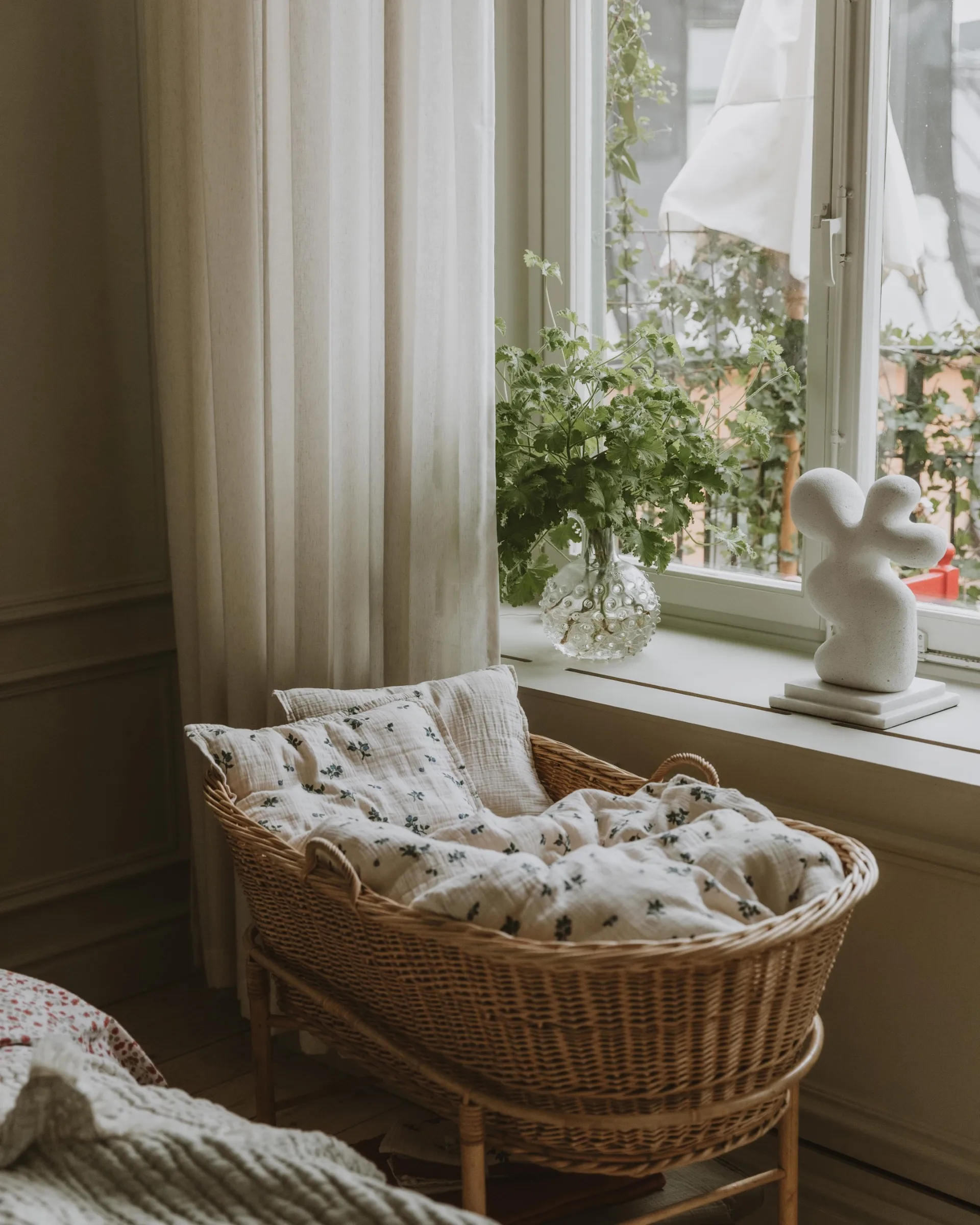 Blueberry Muslin bäddset baby, 70x80 cm/28x35 cm Garbo&Friends