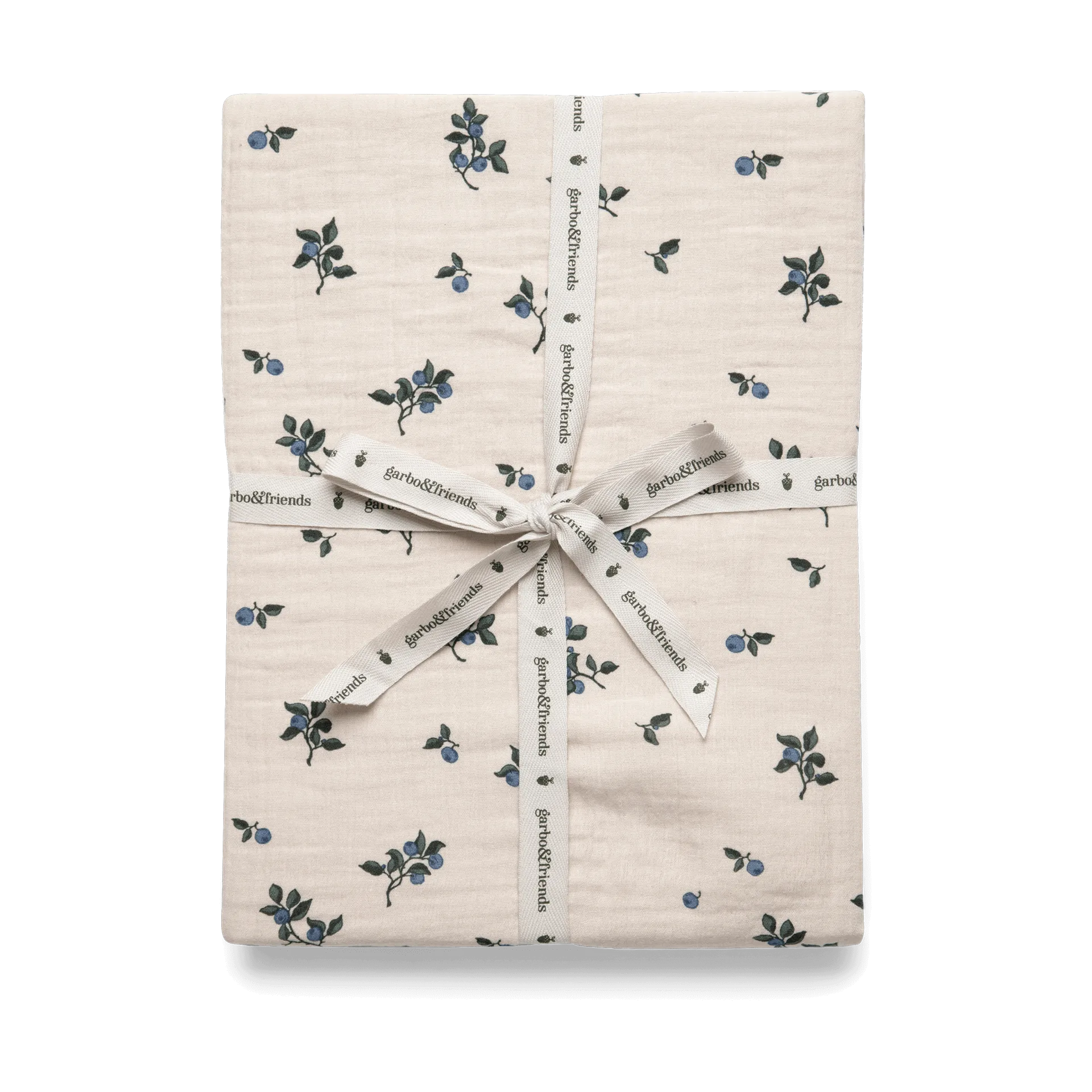 Blueberry Muslin dra-på-lakan, 70x140x20 cm Garbo&Friends