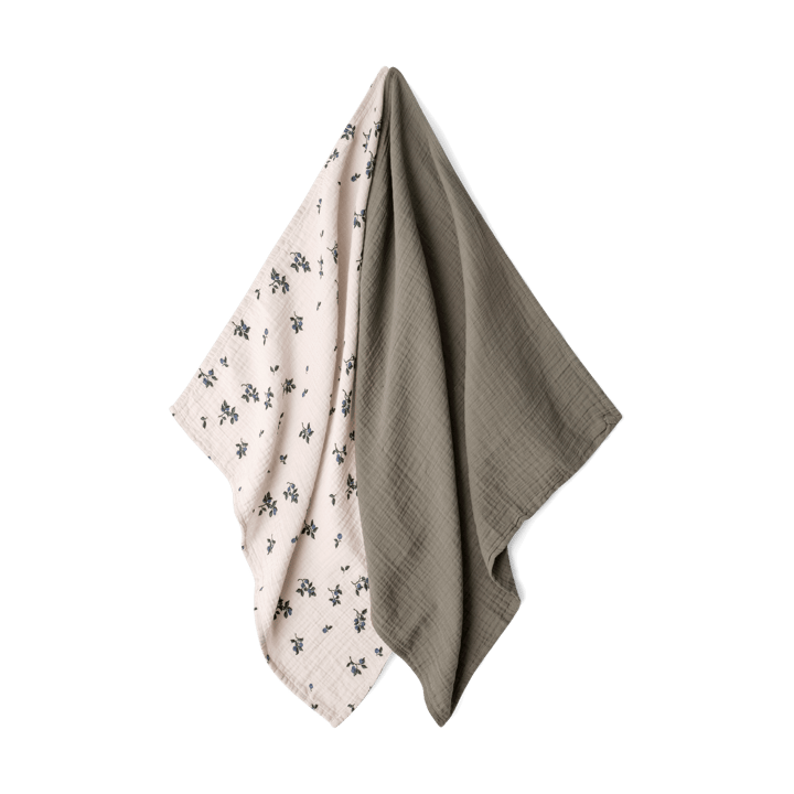Blueberry Muslin filt liten 2 delar, 60x60 cm Garbo&Friends