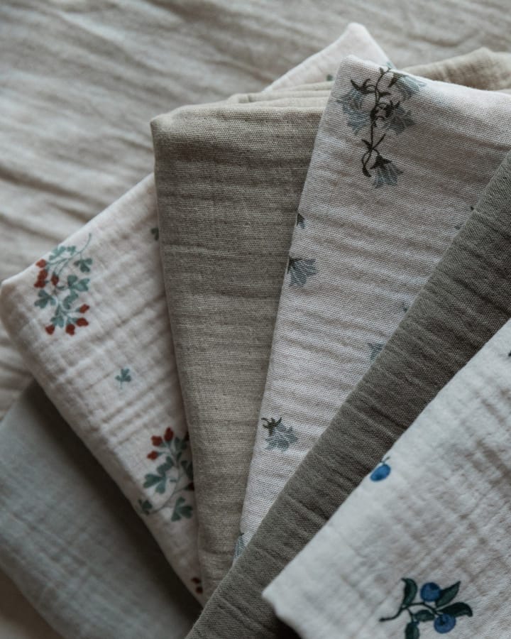 Blueberry Muslin filt liten 2 delar, 60x60 cm Garbo&Friends
