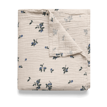 Blueberry Muslin Swaddle filt - 110x110 cm - Garbo&Friends