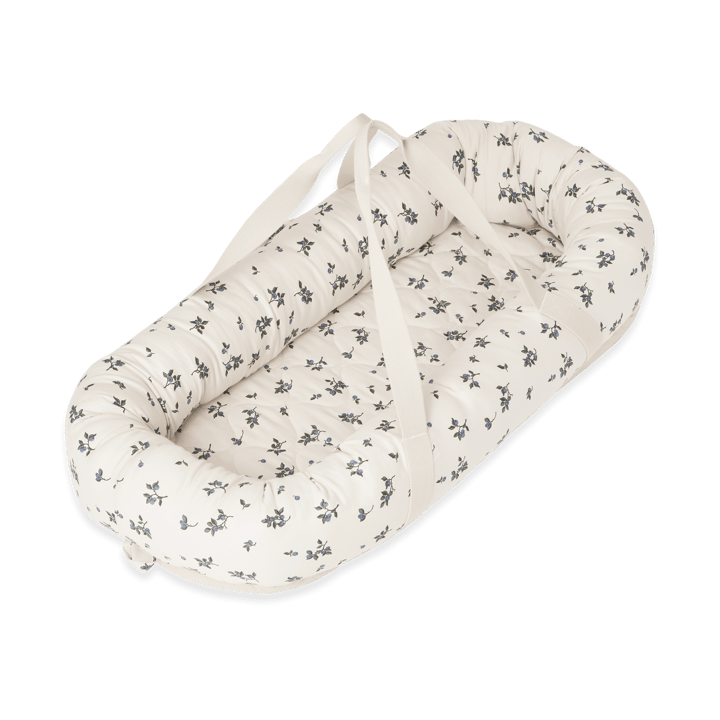 Blueberry satin quiltad babynest, 43x87x16 cm Garbo&Friends