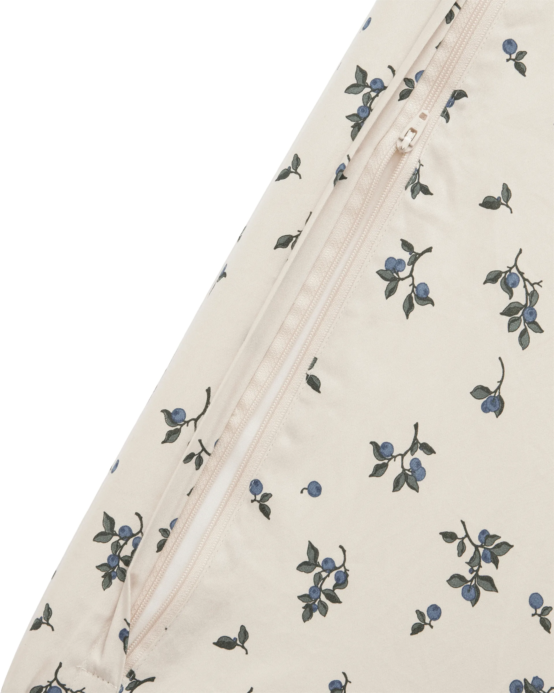 Blueberry satin quiltad skötbädd, 50x65x9 cm Garbo&Friends