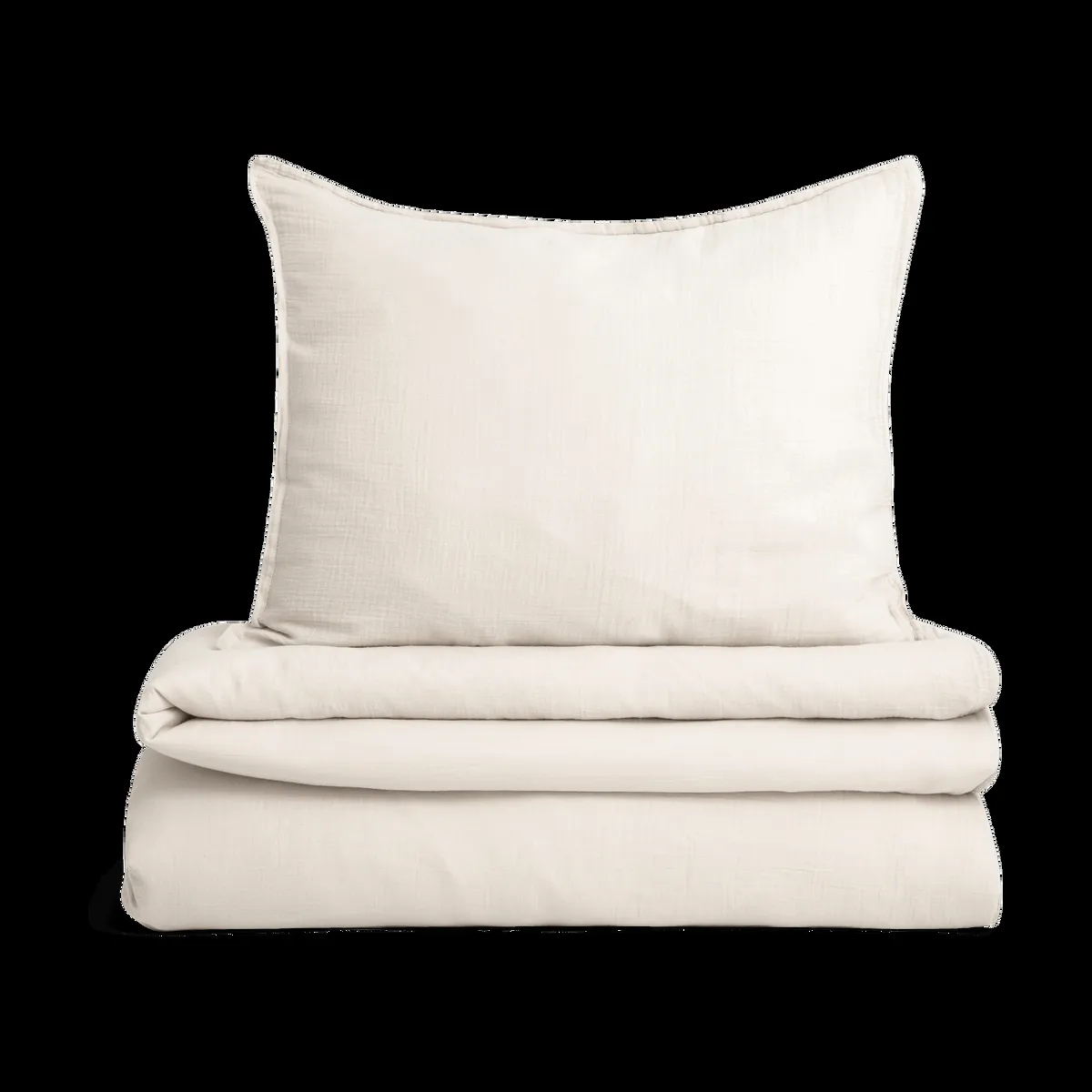 Garbo&Friends Eggshell Muslin bäddset 150x210 cm/50x60 cm