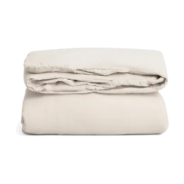 Eggshell Muslin påslakan dubbel - 220X220 cm - Garbo&Friends