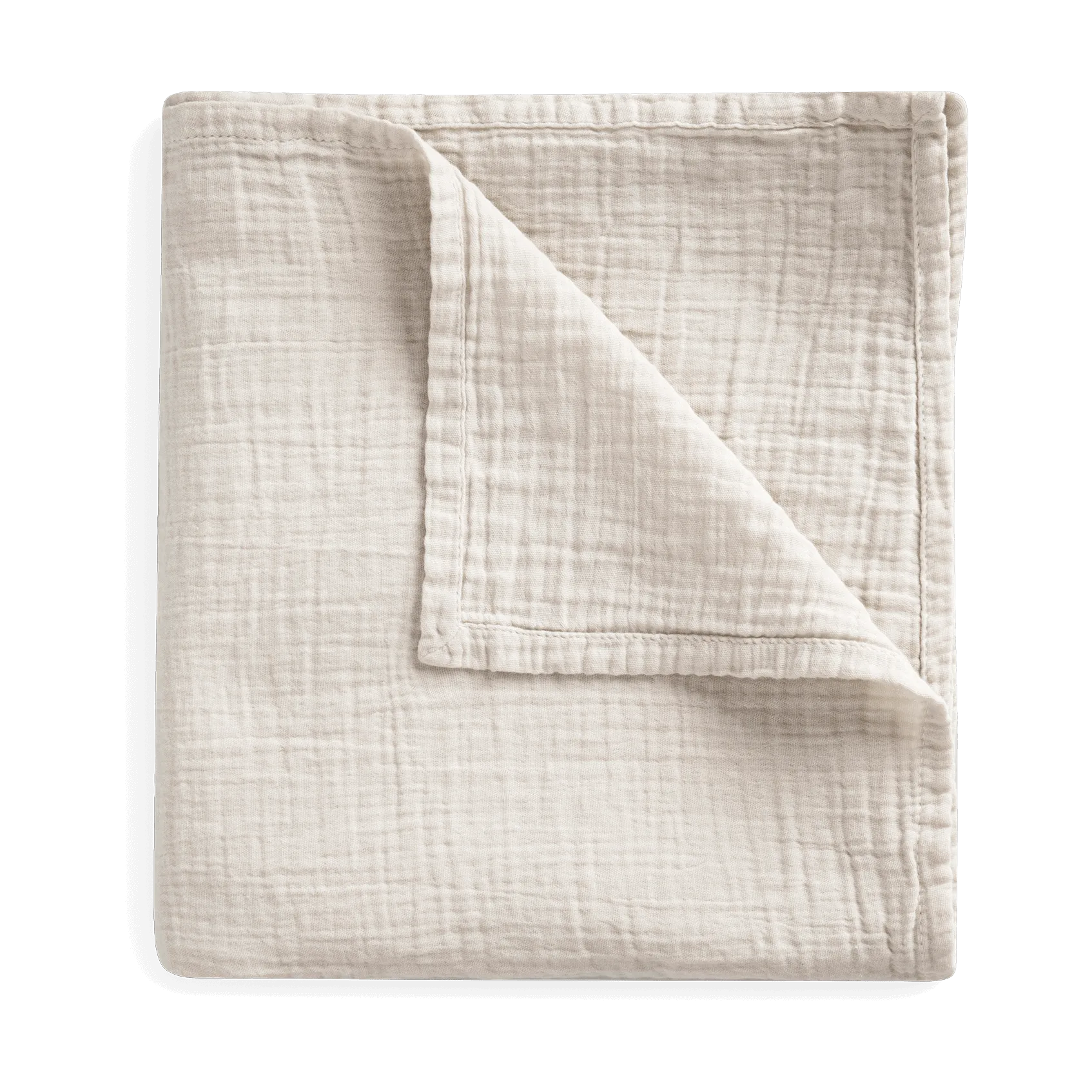 Eggshell Muslin Swaddle filt, 110x110 cm Garbo&Friends