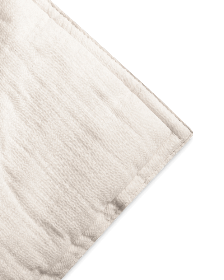 Eggshell Muslin vadderad filt, 100x140 cm Garbo&Friends