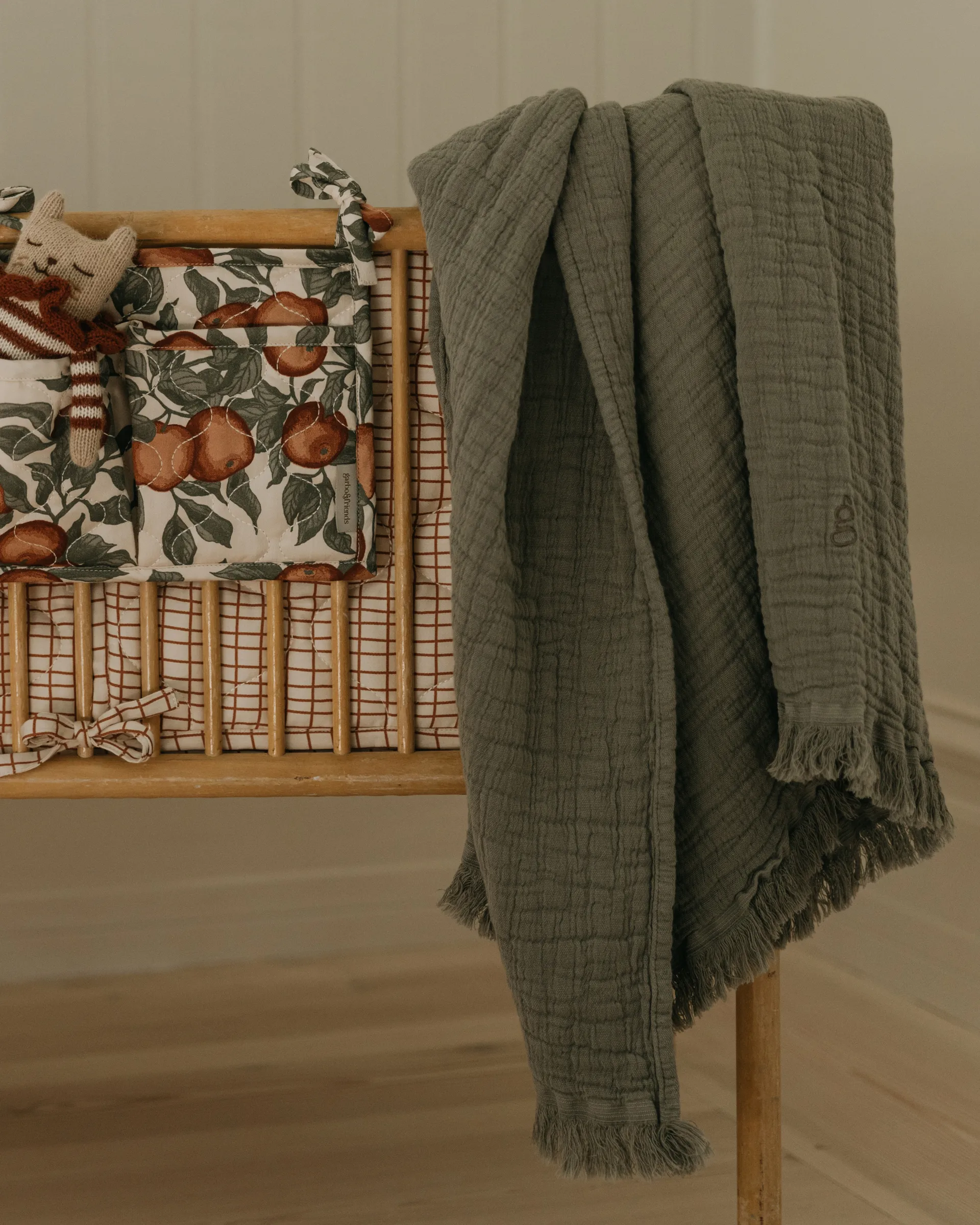 Geranium Cotton Mellow filt, 130x170 cm Garbo&Friends