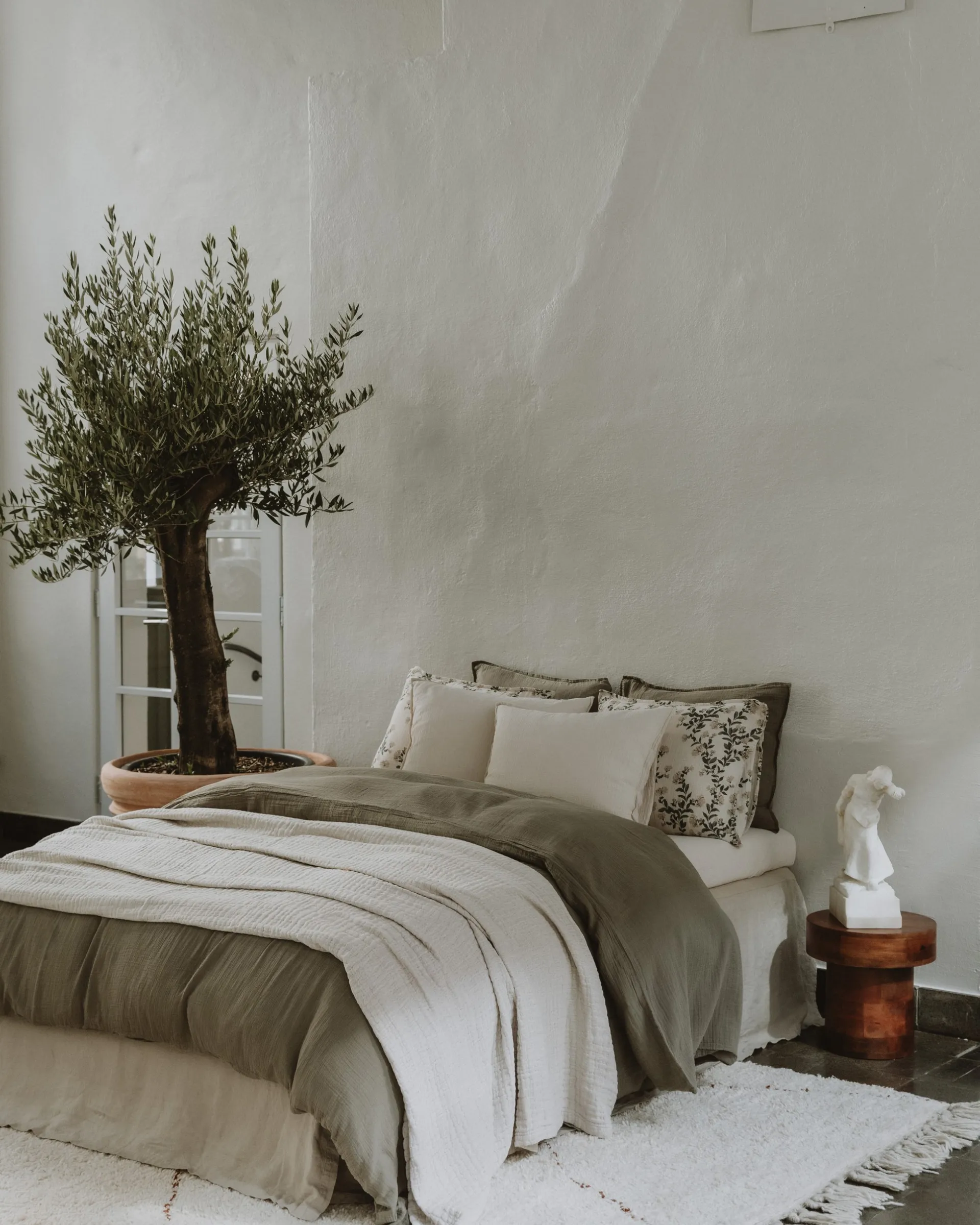 Geranium Muslin påslakan dubbel, 220x240 cm Garbo&Friends