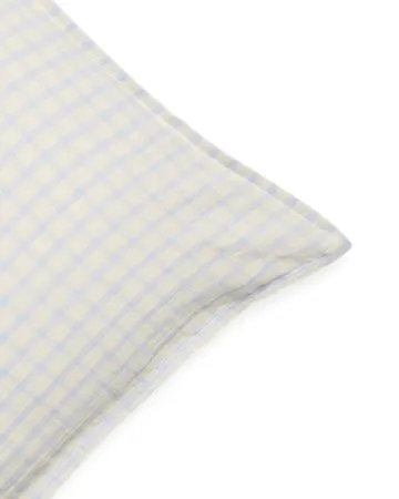 Gingham Sky Blue Muslin örngott - Sky 80x80 cm - Garbo&Friends