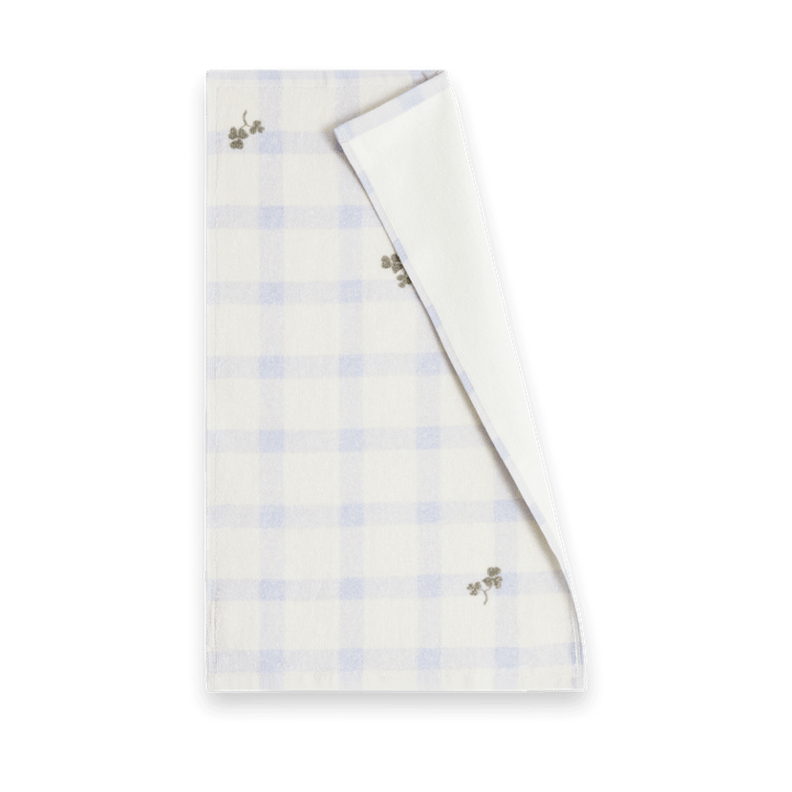 Gingham Sorrel Blue Terry gästhandduk 2-pack, 30x50 cm Garbo&Friends