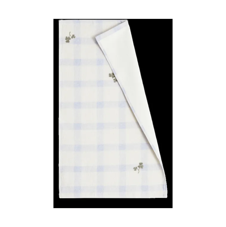 Garbo&Friends Gingham Sorrel Blue Terry gästhandduk 2-pack 30x50 cm