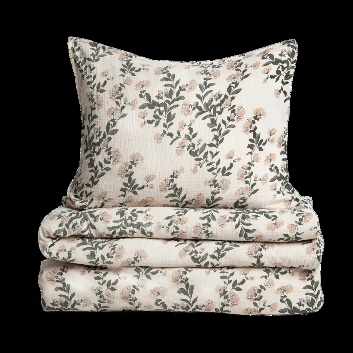 Garbo&Friends Honeysuckle Muslin bäddset 150x210 cm/50x60 cm