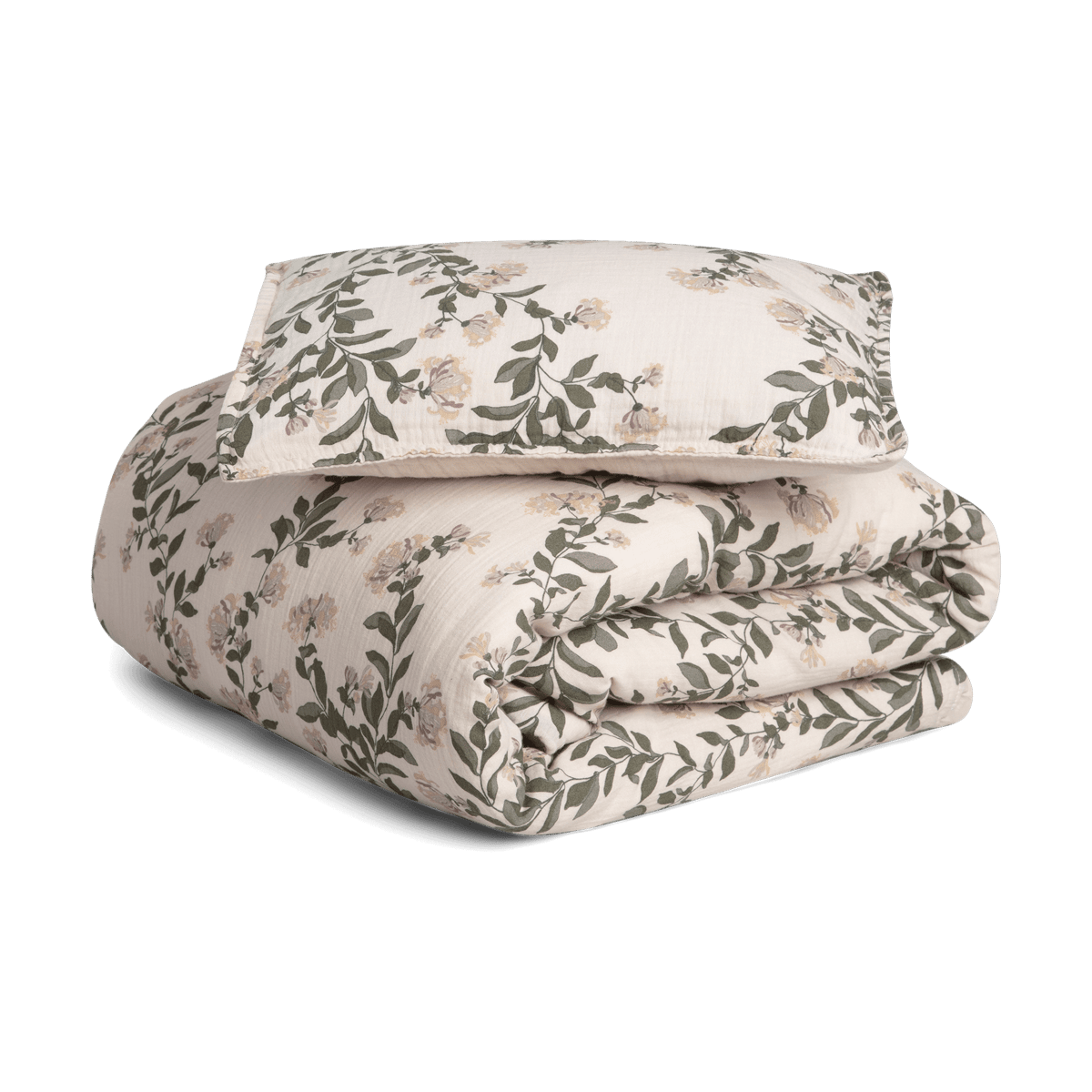Garbo&Friends Honeysuckle Muslin bäddset baby 70x80 cm/28x35 cm