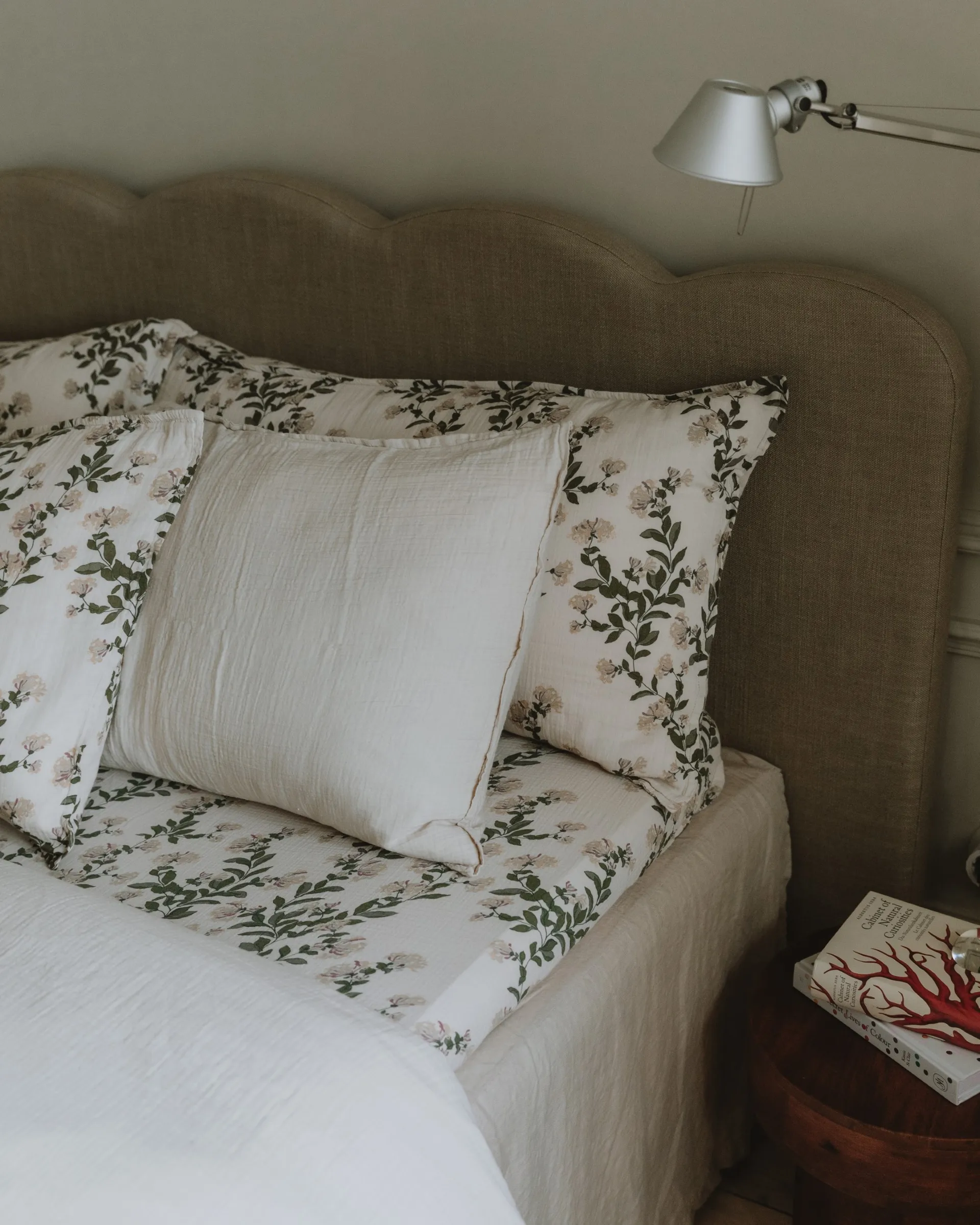 Honeysuckle Muslin dra-på-lakan, 160x200x30 cm Garbo&Friends