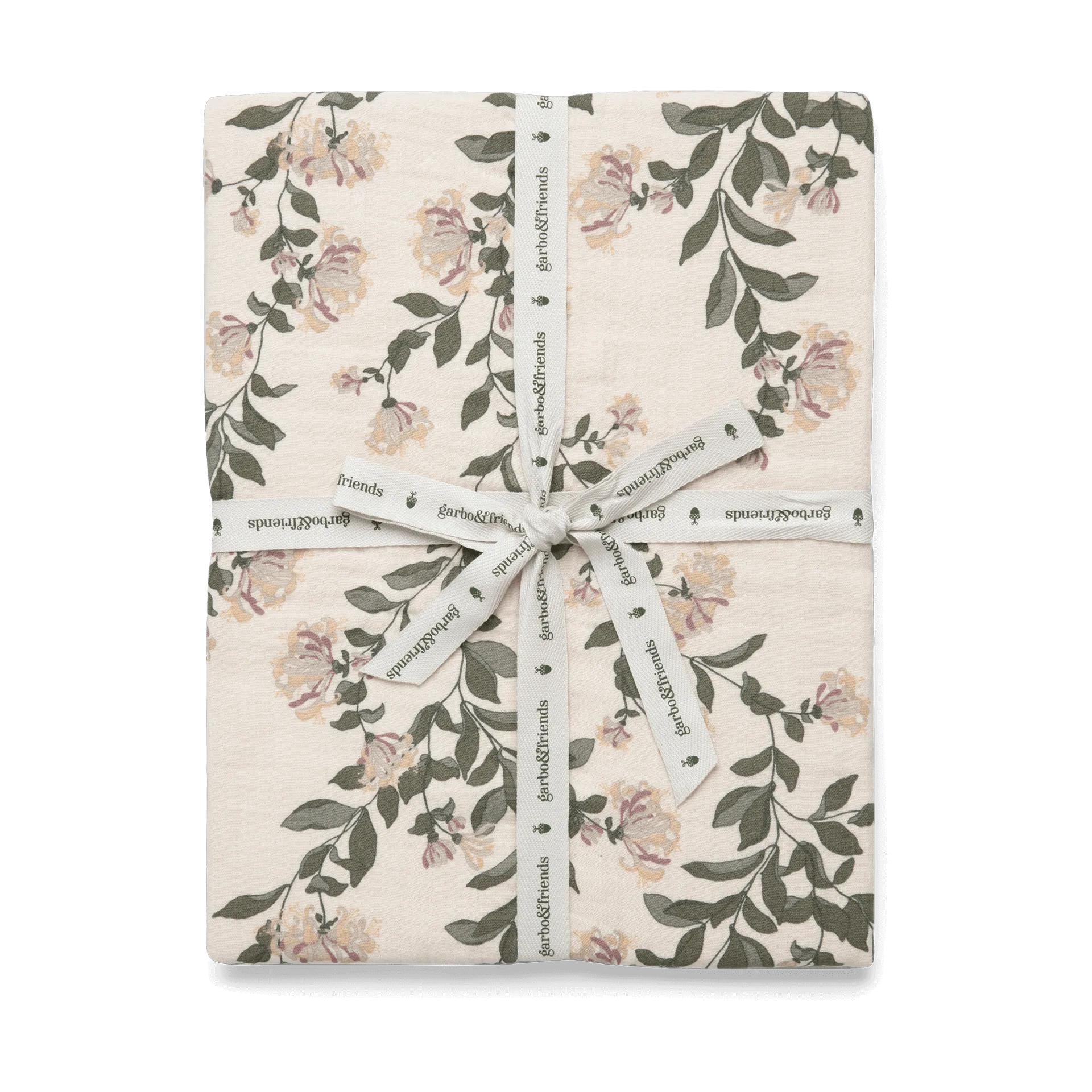 Honeysuckle Muslin dra-på-lakan, 90x200x30 cm Garbo&Friends