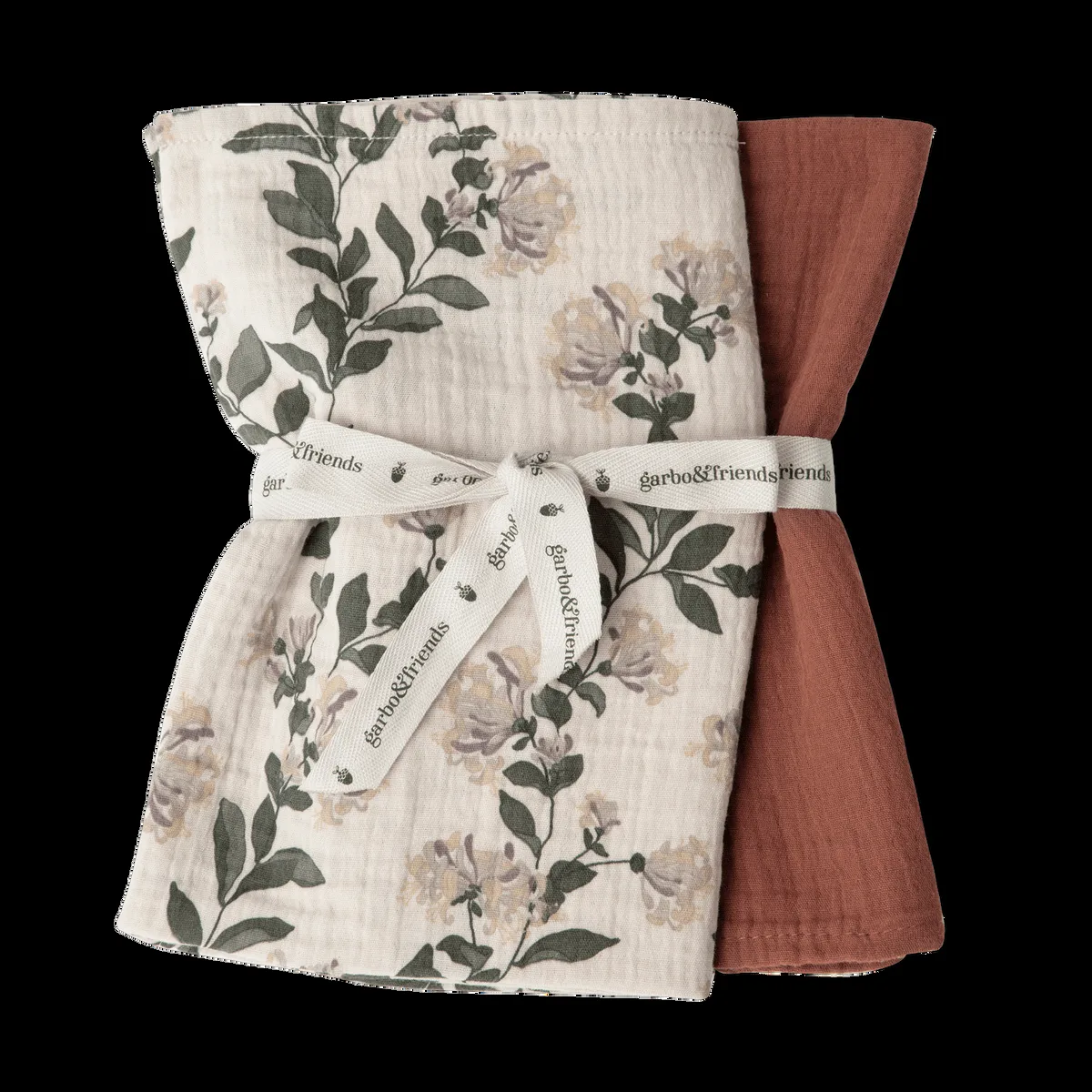Garbo&Friends Honeysuckle Muslin filt liten 2 delar 60x60 cm