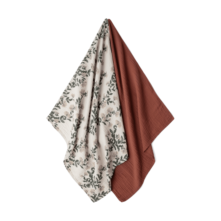 Honeysuckle Muslin filt liten 2 delar, 60x60 cm Garbo&Friends