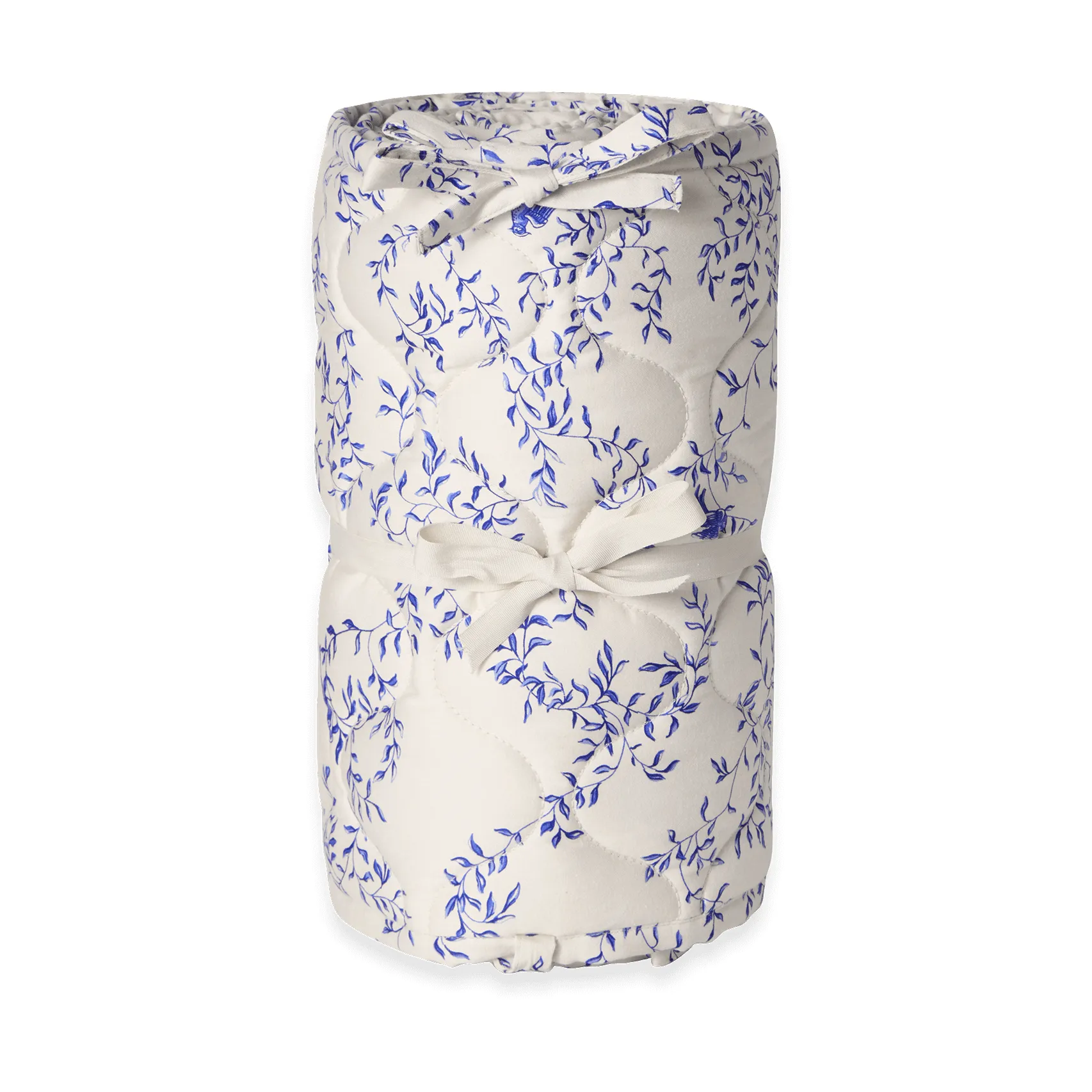 Jardim Satin quiltat spjälsängsskydd, 30x360 cm Garbo&Friends