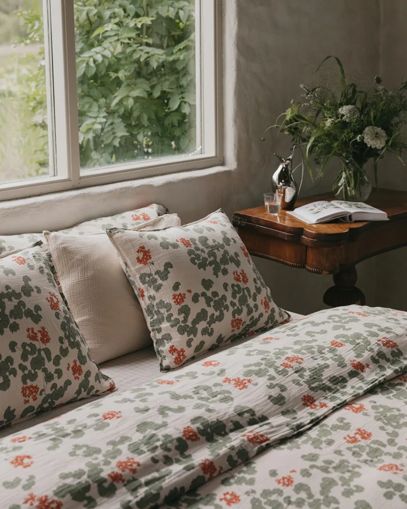 Pelargonium Muslin örngott, 50x60 cm Garbo&Friends