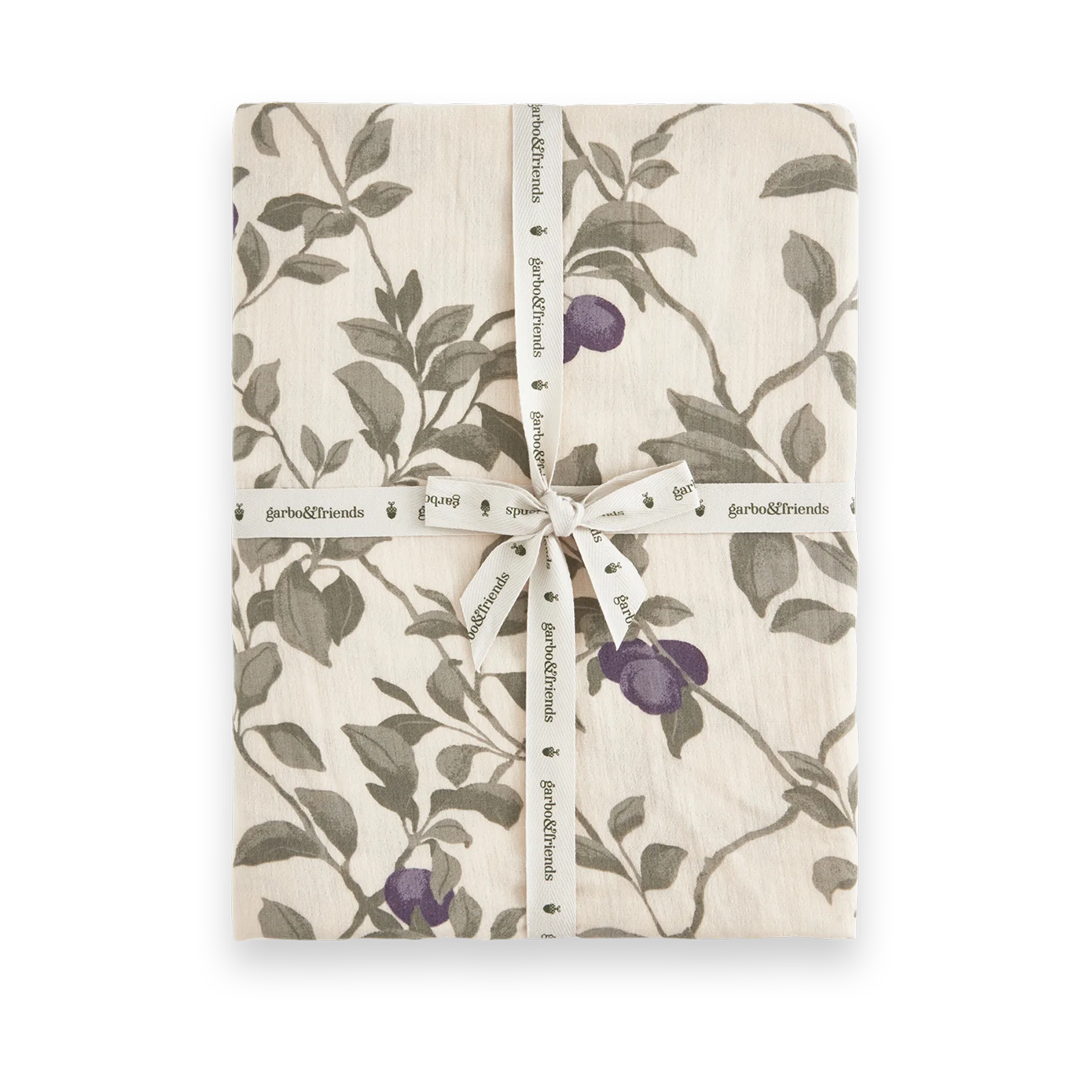 Plum Muslin dra-på-lakan, 70x140x20 cm Garbo&Friends