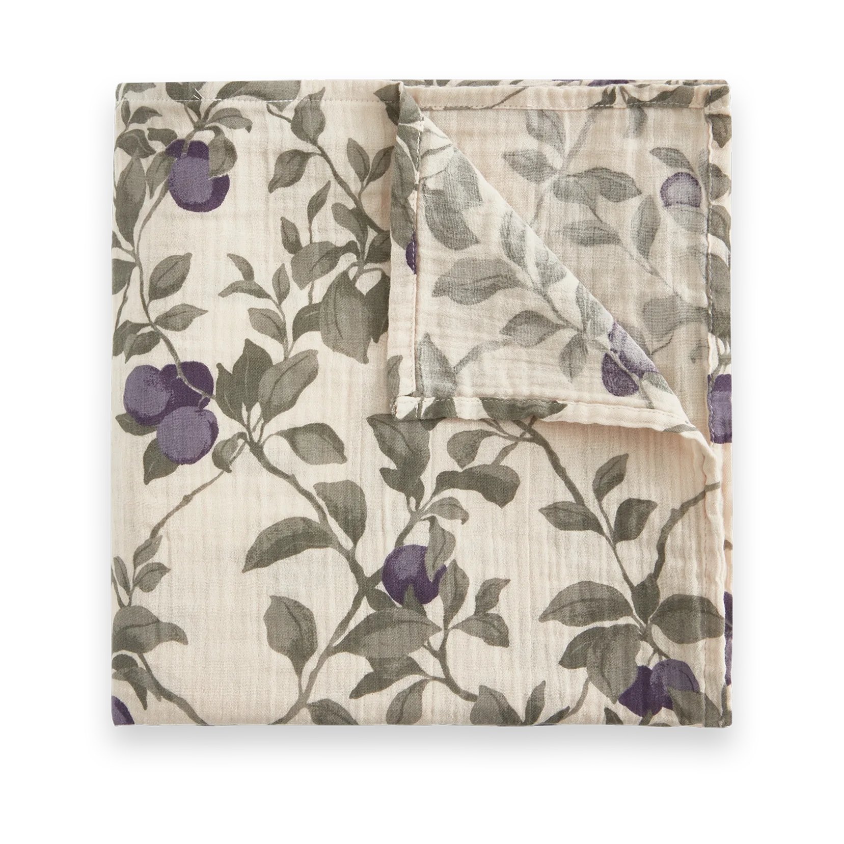 Plum Muslin swaddle filt, 110x110 cm Garbo&Friends