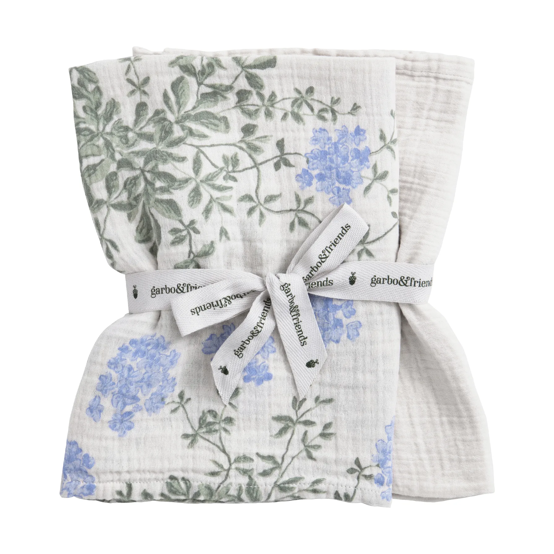 Plumbago Muslin filt liten 2 delar, 60x60 cm Garbo&Friends
