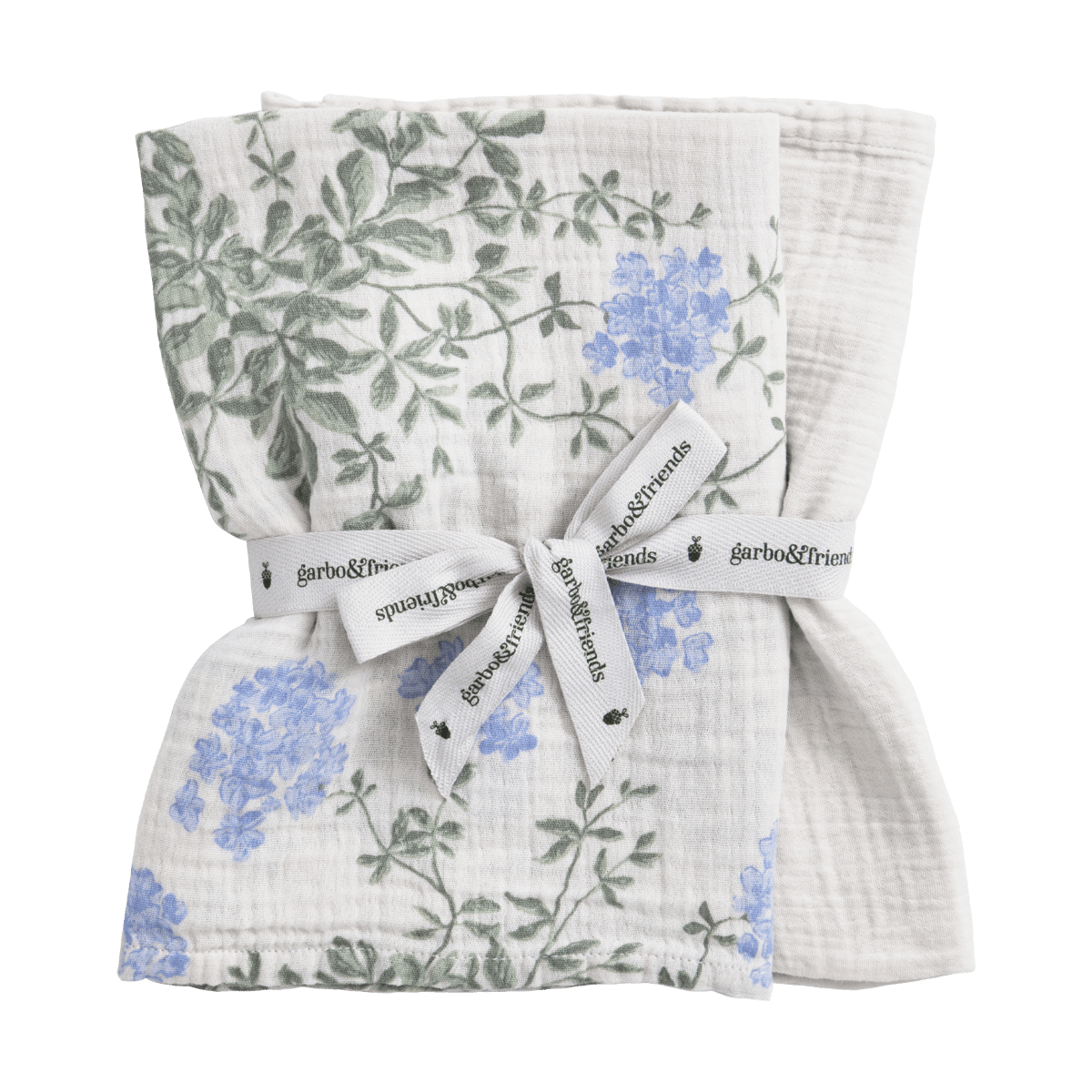 Garbo&Friends Plumbago Muslin filt liten 2 delar 60x60 cm