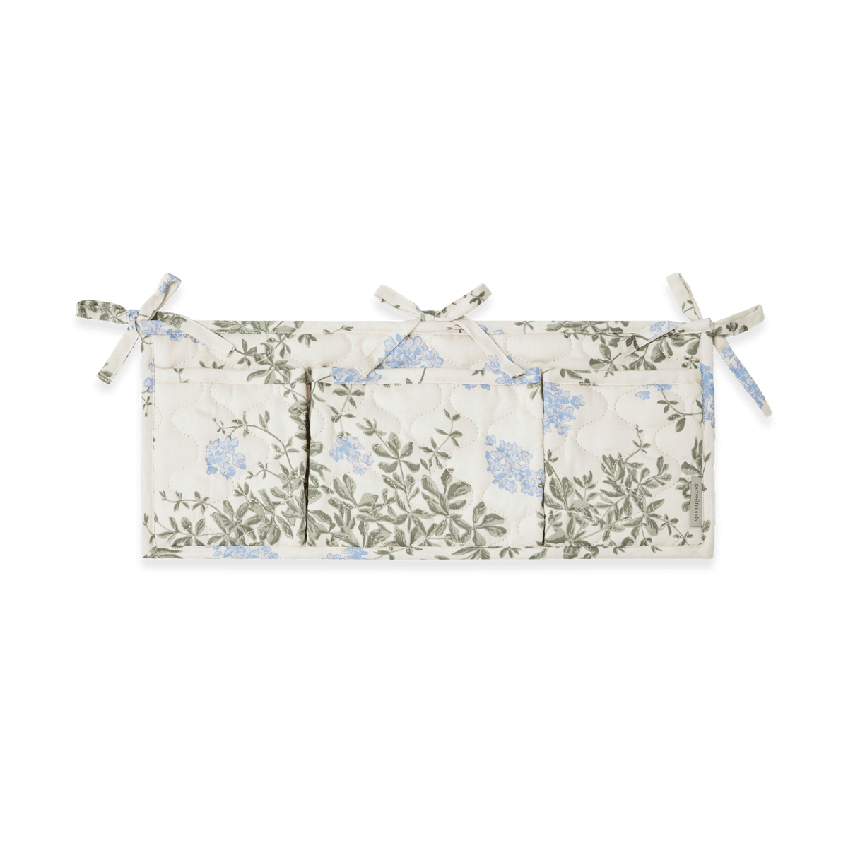 Garbo&Friends Plumbago satin quiltad sängficka 43x18cm
