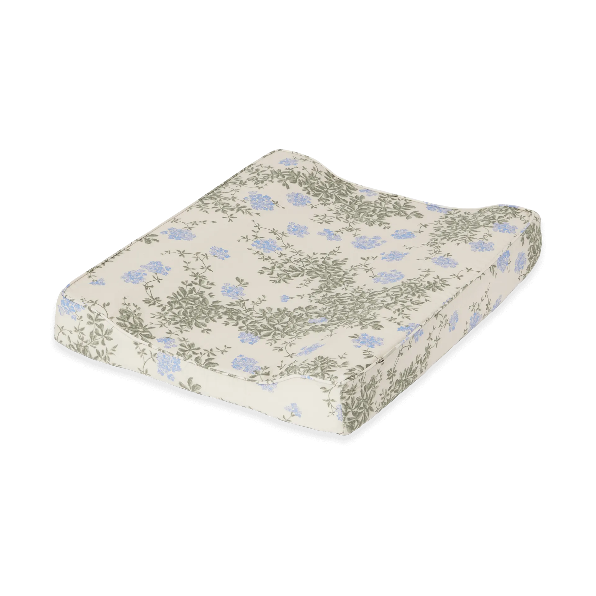 Plumbago satin quiltad skötbädd, 50x65x9 cm Garbo&Friends