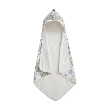 Plumbago Terry handduk med huva - 80x80 cm - Garbo&Friends